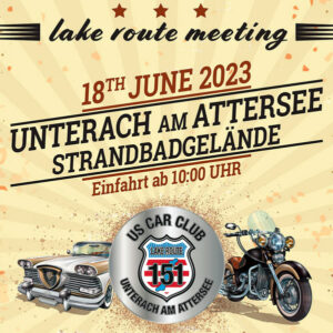 4. Lake Route Meeting 2023 Plakat mit Datum