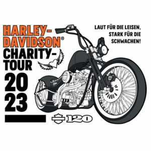 Charity-Tour 2023 Harley-Davidson Spenden sammeln Biken